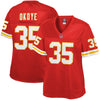 Image of Christian Okoye Kansas City Chiefs NFL Pro Line Women's Retired Player Jersey Red