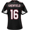 Image of Trent Sherfield Arizona Cardinals Pro Line Women's Player Jersey – Black 2018/2019