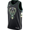 Image of Malcolm Brogdon Milwaukee Bucks Swingman Jersey - Statement Edition – Black