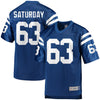 Image of Jeff Saturday Indianapolis Colts NFL Pro Line Retired Player Jersey Royal