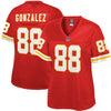 Image of Tony Gonzalez Kansas City Chiefs NFL Pro Line Women's Retired Player Jersey Red