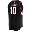 Image of Jake Layman Portland Trail Blazers Branded Fast Break Team Color Player Jersey Black - Icon Edition