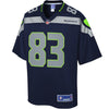 Image of David Moore Seattle Seahawks Pro Line Team Color Player Jersey – College Navy 2018/2019