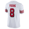 Image of Steve Young San Francisco 49ers Color Rush Vapor Untouchable Limited Retired Player Jersey – White 2018/2019
