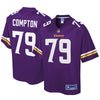 Image of Tom Compton Minnesota Vikings Pro Line Player Jersey – Purple 2018/2019