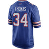 Image of Thurman Thomas Buffalo Bills Retired Player Game Jersey - Royal Blue 2018/2019