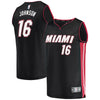 Image of James Johnson Miami Heat Branded Fast Break Player Jersey - Icon Edition – Black