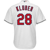 Image of Corey Kluber Cleveland Indians Majestic Cool Base Player Jersey - White