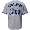 Image of Josh Donaldson Toronto Blue Jays Majestic Cool Base Player Jersey - Gray