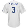 Image of Chris Taylor Los Angeles Dodgers Majestic Cool Base Player Replica Jersey – White