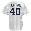 Image of Luis Severino New York Yankees Majestic Cool Base Home Player Jersey - White