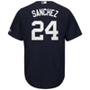 Image of Gary Sanchez New York Yankees Majestic Fashion Official Cool Base Replica Player Jersey - Navy