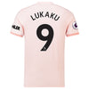 Image of Romelu Lukaku Manchester United 2018/19 Away Player Jersey – Coral