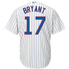 Image of Kris Bryant Chicago Cubs Majestic Cool Base Player Jersey - White