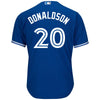 Image of Josh Donaldson Toronto Blue Jays Majestic Cool Base Player Jersey - Royal