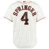 Image of George Springer Houston Astros Majestic Official Cool Base Player Jersey - White