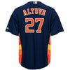 Image of Jose Altuve Houston Astros Majestic Official Cool Base Player Jersey - Navy