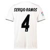Image of Sergio Ramos Real Madrid 2018/19 Home Player Jersey – white