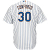 Image of Michael Conforto New York Mets Majestic Official Cool Base Player Jersey - White