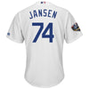 Image of Kenley Jansen Los Angeles Dodgers Majestic 2018 World Series Cool Base Player Jersey – White