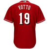 Image of Joey Votto Cincinnati Reds Majestic Cool Base Player Jersey - Scarlet