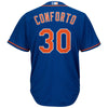 Image of Michael Conforto New York Mets Majestic Alternate Official Cool Base Replica Player Jersey - Royal