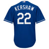 Image of Clayton Kershaw Los Angeles Dodgers Majestic Official Cool Base Player Jersey - Royal