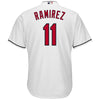 Image of Jose Ramirez Cleveland Indians Majestic Cool Base Home Player Jersey - White