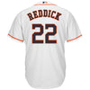 Image of Josh Reddick Houston Astros Majestic Home Cool Base Replica Player Jersey - White