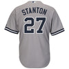 Image of Giancarlo Stanton New York Yankees Majestic Cool Base Replica Player Jersey – Gray