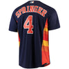 Image of George Springer Houston Astros Majestic Official Cool Base Player Jersey - Navy