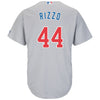 Image of Anthony Rizzo Chicago Cubs Majestic Official Cool Base Player Jersey - Gray