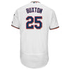 Image of Byron Buxton Minnesota Twins Majestic Home Flex Base Authentic Collection Player Jersey - White