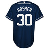 Image of Eric Hosmer San Diego Padres Majestic Youth Official Cool Base Player Jersey – Navy