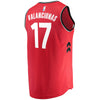 Image of Jonas Valanciunas Toronto Raptors Red Swingman Jersey 2018 - 2019