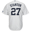 Image of Giancarlo Stanton New York Yankees Majestic Cool Base Replica Player Jersey – White