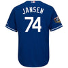 Image of Kenley Jansen Los Angeles Dodgers Majestic 2018 World Series Cool Base Player Jersey – Royal