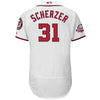 Image of Max Scherzer Washington Nationals Majestic 2018 All-Star Game Home Alternate Flex Base Player Jersey – White