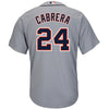 Image of Miguel Cabrera Detroit Tigers Majestic Cool Base Player Jersey - Gray