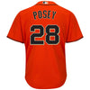Image of Buster Posey San Francisco Giants Majestic Cool Base Player Jersey - Orange