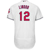 Image of Francisco Lindor Cleveland Indians Majestic Home Flex Base Authentic Collection Player Jersey - White
