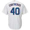 Image of Willson Contreras Chicago Cubs Majestic Official Cool Base Player Jersey - White