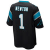 Image of Carolina Panthers Cam Newton Black Jersey 2018 - 2019