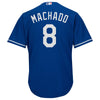 Image of Manny Machado Los Angeles Dodgers Majestic Official Cool Base Player Jersey – Royal