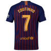 Image of Philippe Coutinho Barcelona 2018/19 Home Player Jersey – Navy