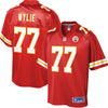 Image of Andrew Wylie Kansas City Chiefs NFL Pro Line Player Jersey Red