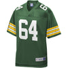 Image of Jerry Kramer Green Bay Packers NFL Pro Line Retired Team Player Jersey Green