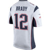 Image of Tom Brady New England Patriots Game Jersey - White/Navy Blue 2018/2019