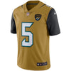 Image of Blake Bortles Jacksonville Jaguars Vapor Untouchable Color Rush Limited Player Jersey - Gold