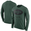 Image of New York Jets Men's Long Sleeve Green Salute to Service Sideline Legend Performance 2018/2019